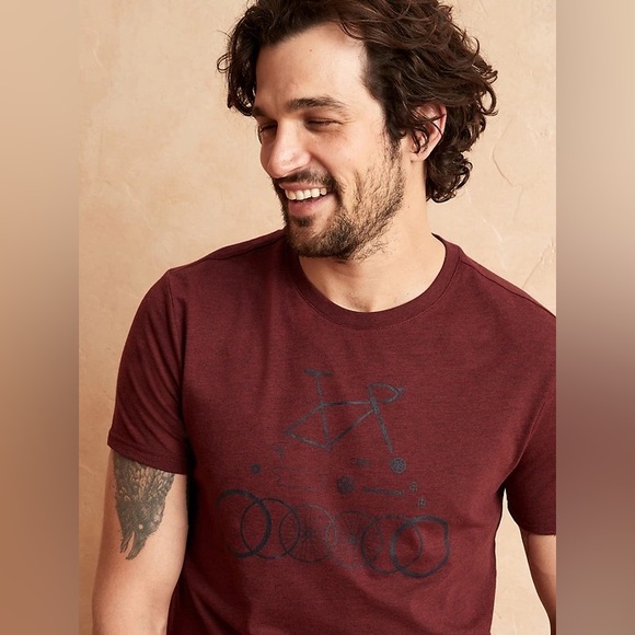 Banana Republic Eco Bicycle Graphic Tee | XL - Picture 1 of 6